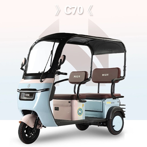 C70 Large space tricycle Electric tricycle with shed